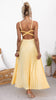 Carolina | Damen Elegant Plissee Trägerkleid
