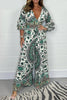 Juana | Heißer Verkauf Leopardenprint V-Ausschnitt Jumpsuit