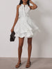 Bennetta | Harriet Applikation Traumkleid | Weiß