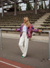 Mina | Kislon-Jacke - gemustert