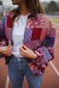 Mina | Kislon-Jacke - gemustert