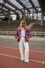 Mina | Kislon-Jacke - gemustert