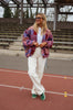 Mina | Kislon-Jacke - gemustert