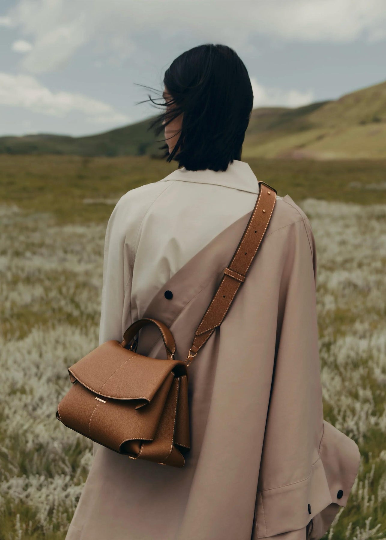 Beatriz | Vinea - Große Leder-Schultertasche