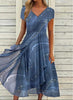 Dale | Midi-Kleid mit V-Ausschnitt