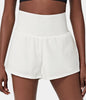 Laurel |  2-in-1-Yogashorts mit hoher Taille und Seitentaschen
