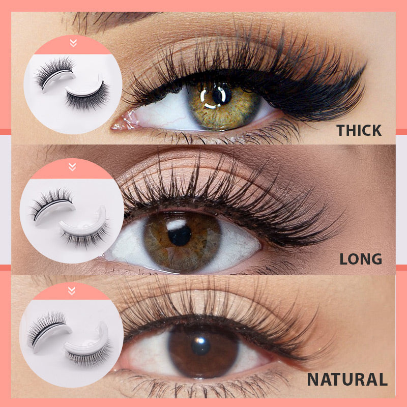 Feline | Wiederverwendbare selbstklebende Wimpern - Kauf 1, erhalte 1 gratis