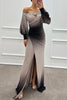 Celina | Elegantes Ombre-Maxikleid
