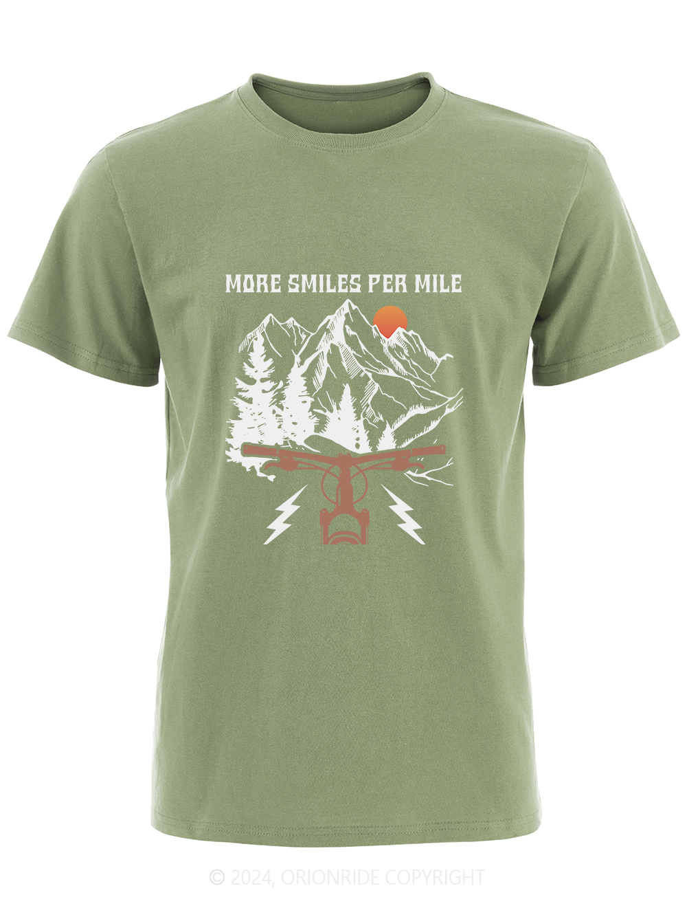 Tatum | Orionride Kurzarm Mehr Lächeln pro Meile Fahrrad-T-Shirt