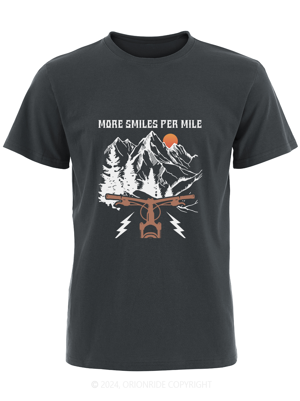 Tatum | Orionride Kurzarm Mehr Lächeln pro Meile Fahrrad-T-Shirt