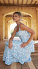 Nellie | Maxikleid - Blaue Blumen