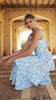Nellie | Maxikleid - Blaue Blumen