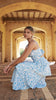 Nellie | Maxikleid - Blaue Blumen