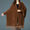 Mindy | Herbst-Specials Langärmliger, lässiger Schalmantel mit Quaste für Damen