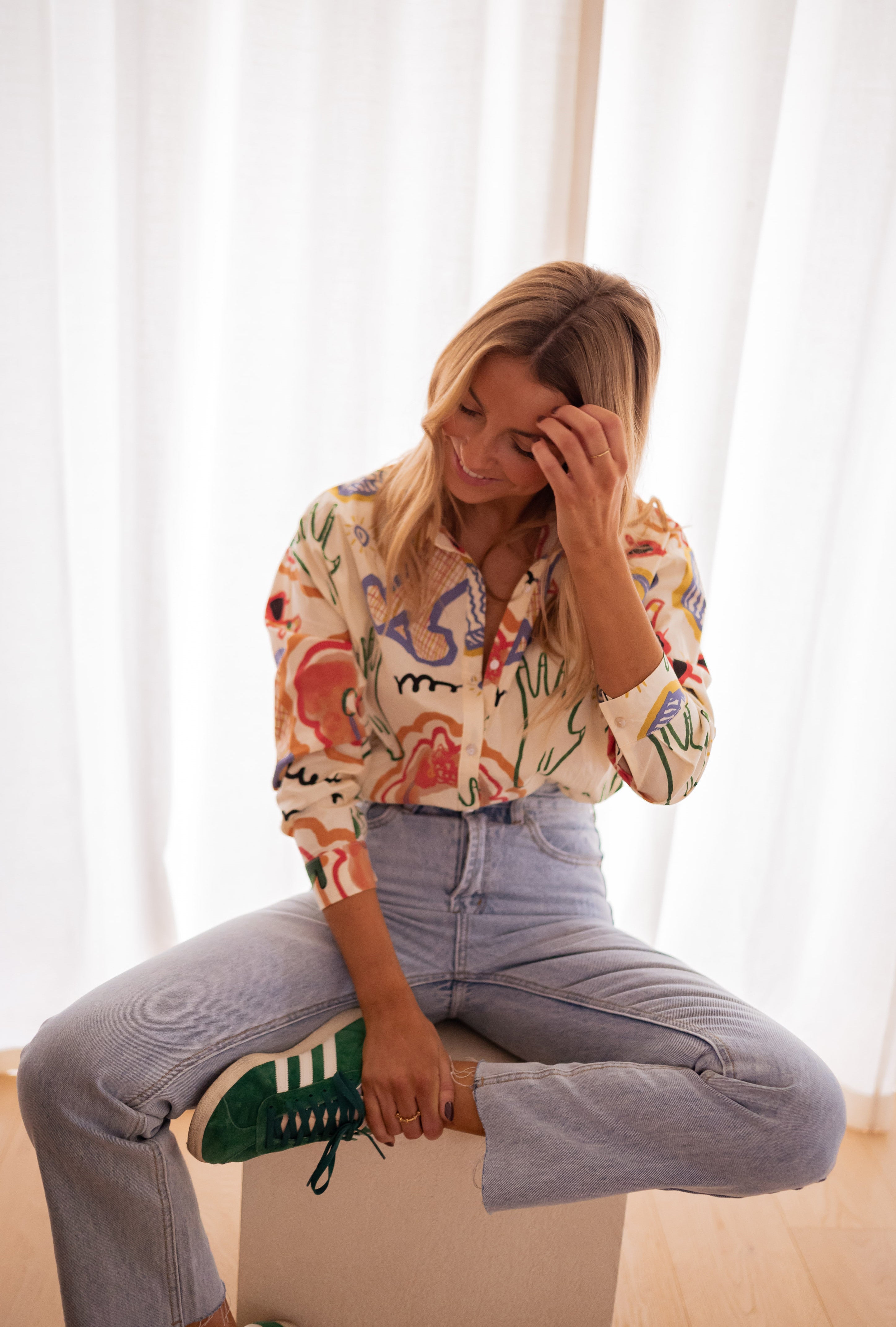 Lou | Gemusterte Chemise