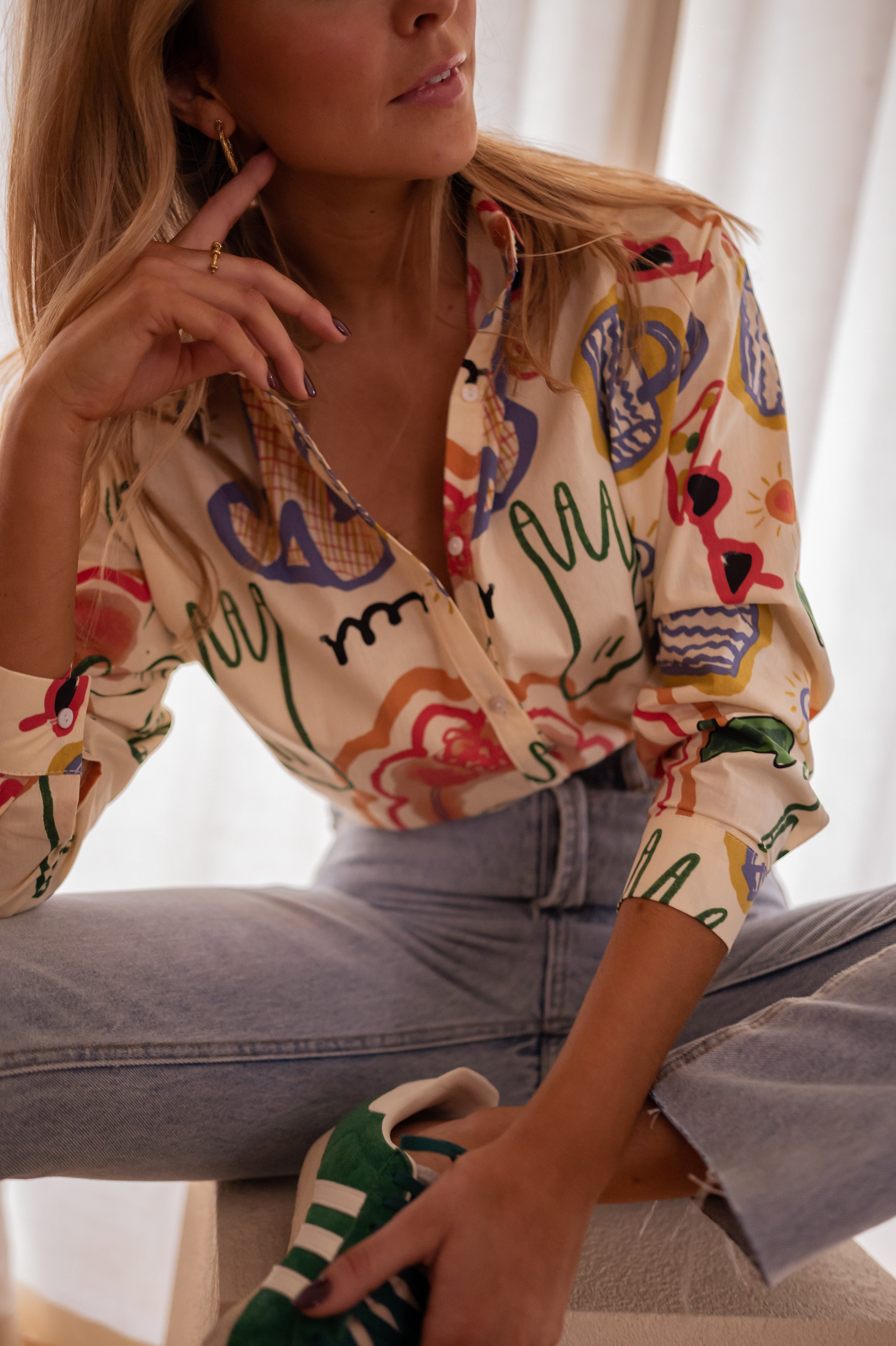 Lou | Gemusterte Chemise