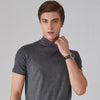 Vihaan | Hochgeschlossenes Slim-Fit-T-Shirt für Herren