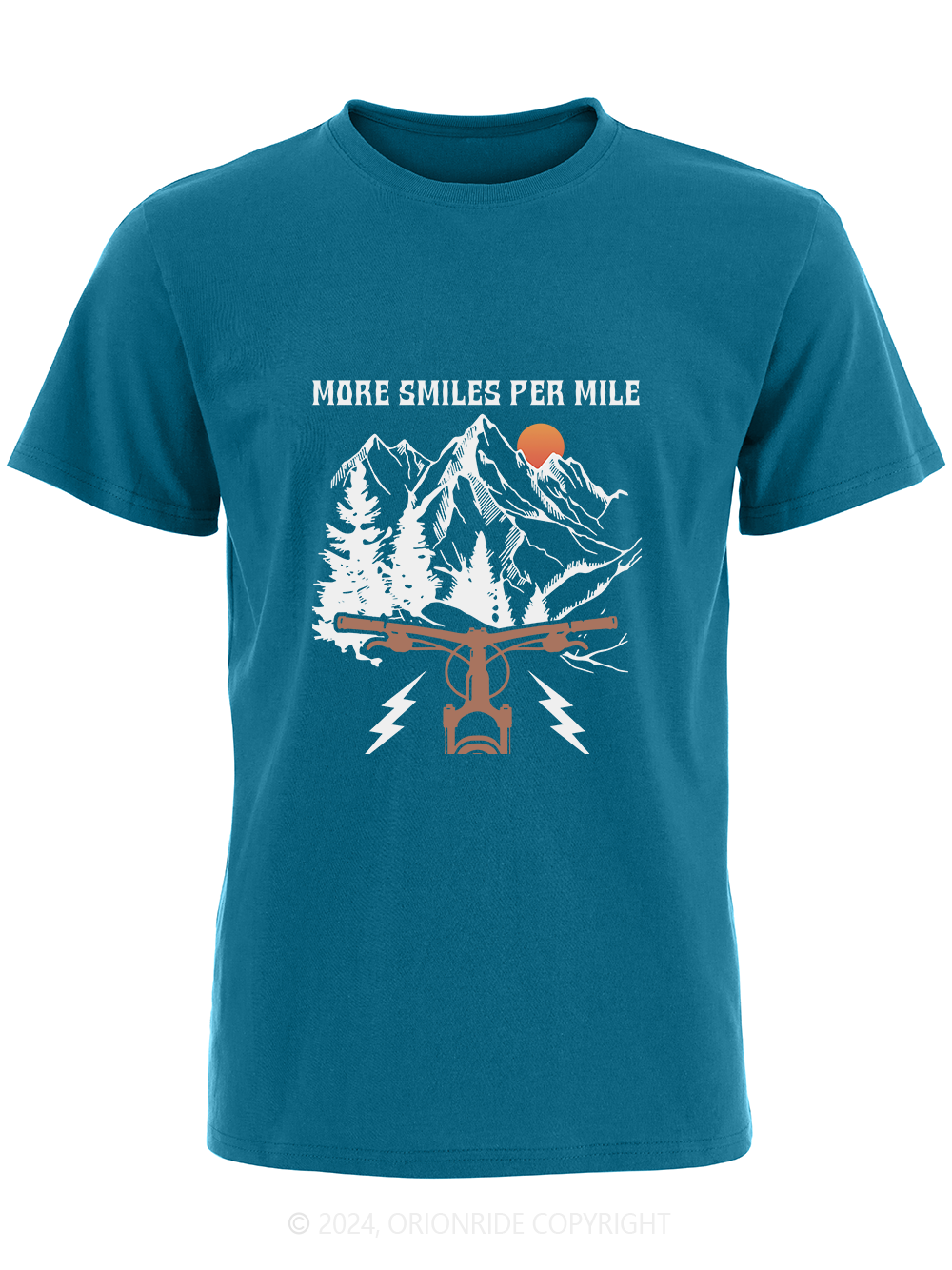Tatum | Orionride Kurzarm Mehr Lächeln pro Meile Fahrrad-T-Shirt