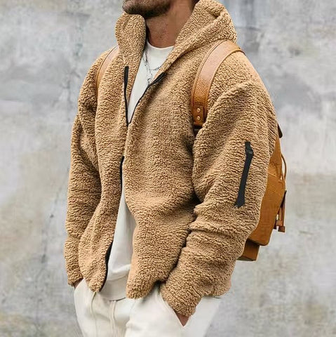 Danil | Plush Fleece Zip-Up Jacke