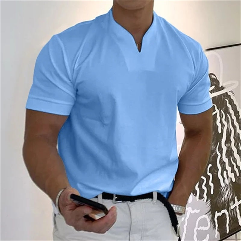 Elias | Herren Business-Fitness-T-Shirt mit kurzen Ärmeln