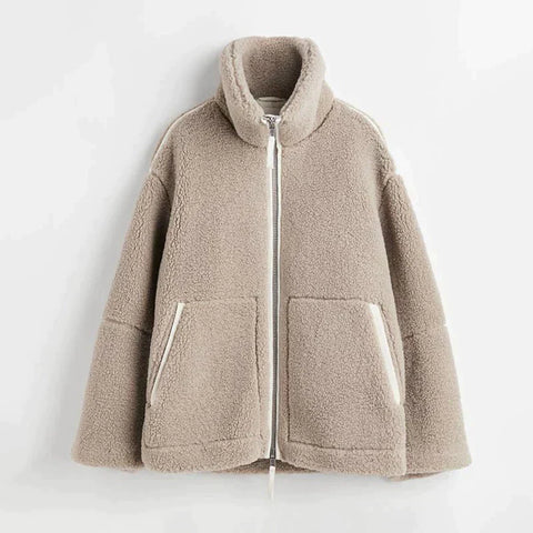 ALIZA | Flauschiger Teddy Pullover