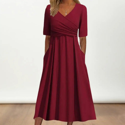 Nitha | Elegantes Plissee-Kleid