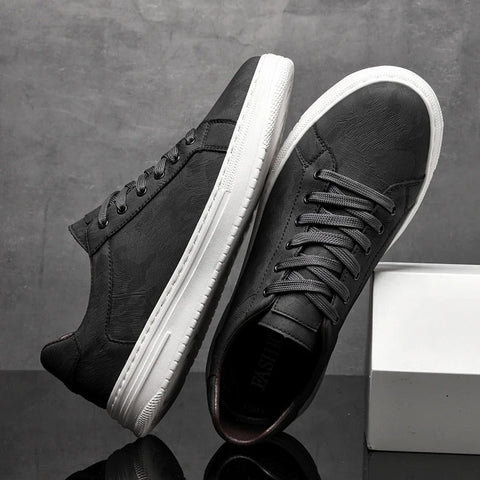 Noah | Leder-Sneakers mit genähten
