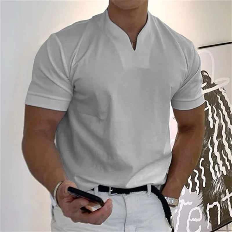 Elias | Herren Business-Fitness-T-Shirt mit kurzen Ärmeln