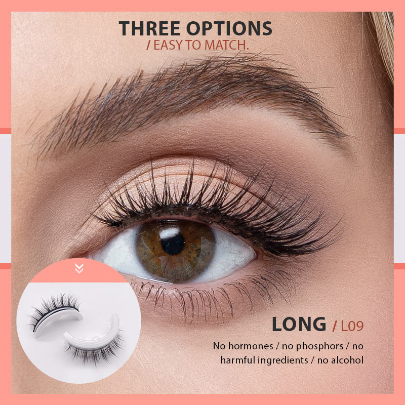 Kylan | Wiederverwendbare selbstklebende Wimpern - Kauf 1, erhalte 1 gratis
