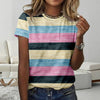Fallon | T-Shirt Mit Farbblock-Streifen