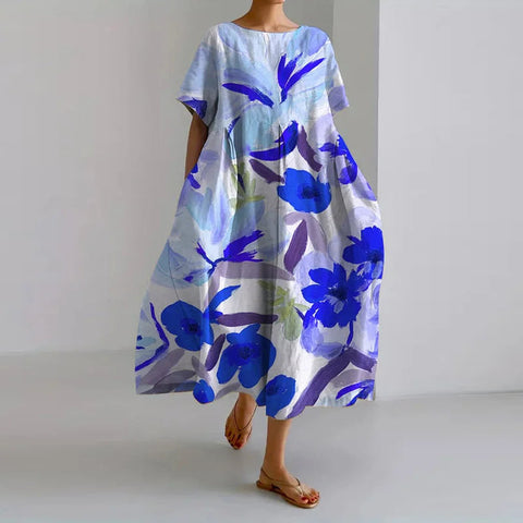 Tariq | Lucasta - Bequemes Kleid mit Blumenmuster und V-Ausschnitt