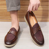 Fisker | Elegante Lederslipper mit Fischhaken-Schnalle