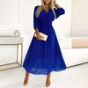 Isla | Leichtes seidiges Chiffonkleid