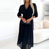 Isla | Leichtes seidiges Chiffonkleid