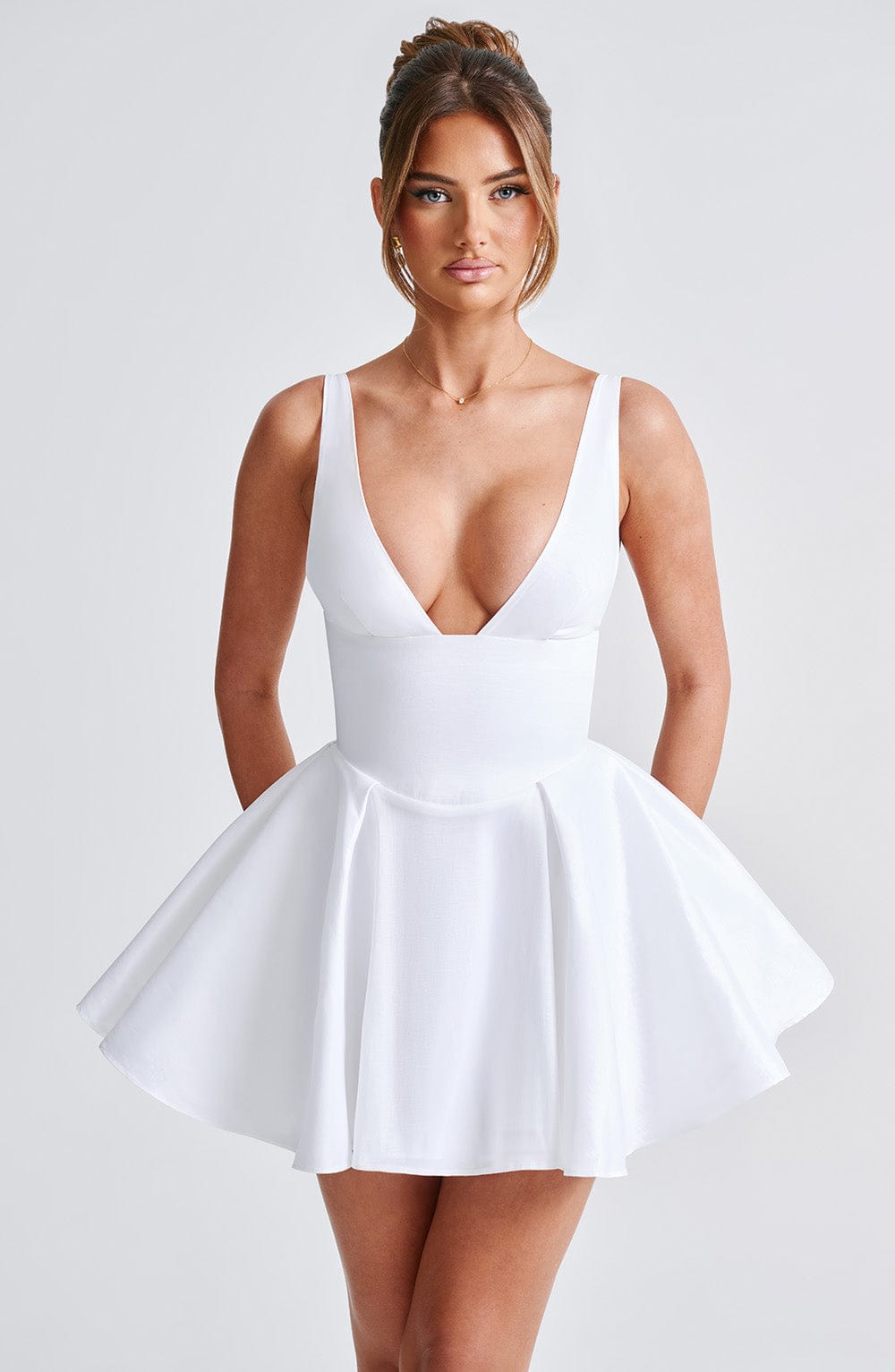 Ingrid | Minikleid - Elfenbein