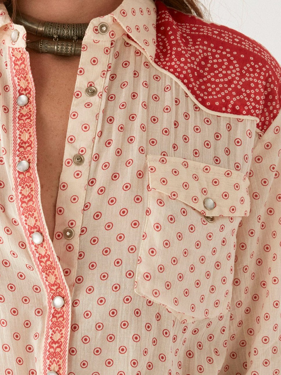 Juliana | Leidenschaftlich rote Bluse
