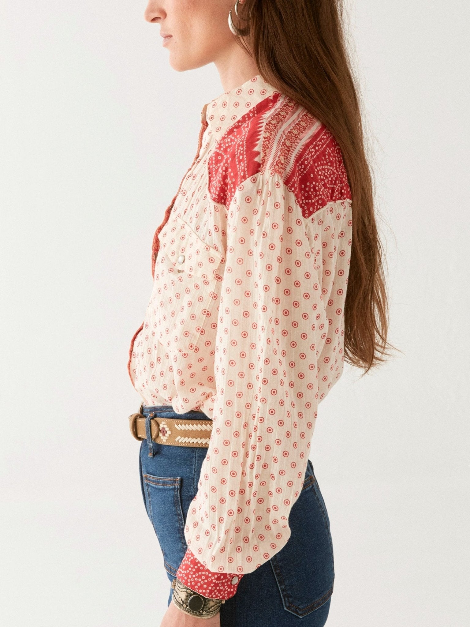 Juliana | Leidenschaftlich rote Bluse