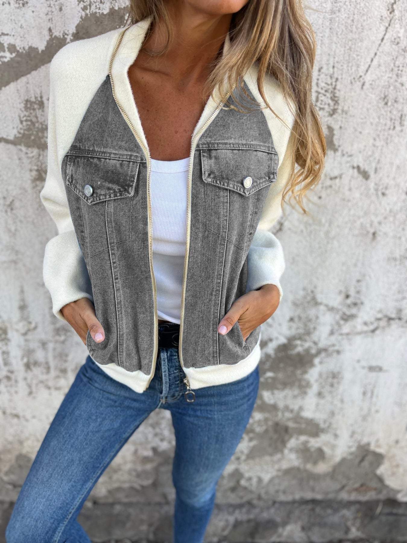 Oliva | Stylische Jeansjacke