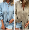 Nola | Oversized Damen-Leinenhemd mit Knopfleiste