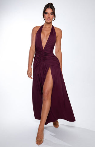 Marianne | Maxikleid - Cherry Lacquer