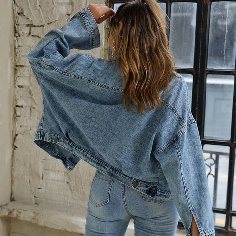 Tabitha | Übergroße Boyfriend-Denimjacke