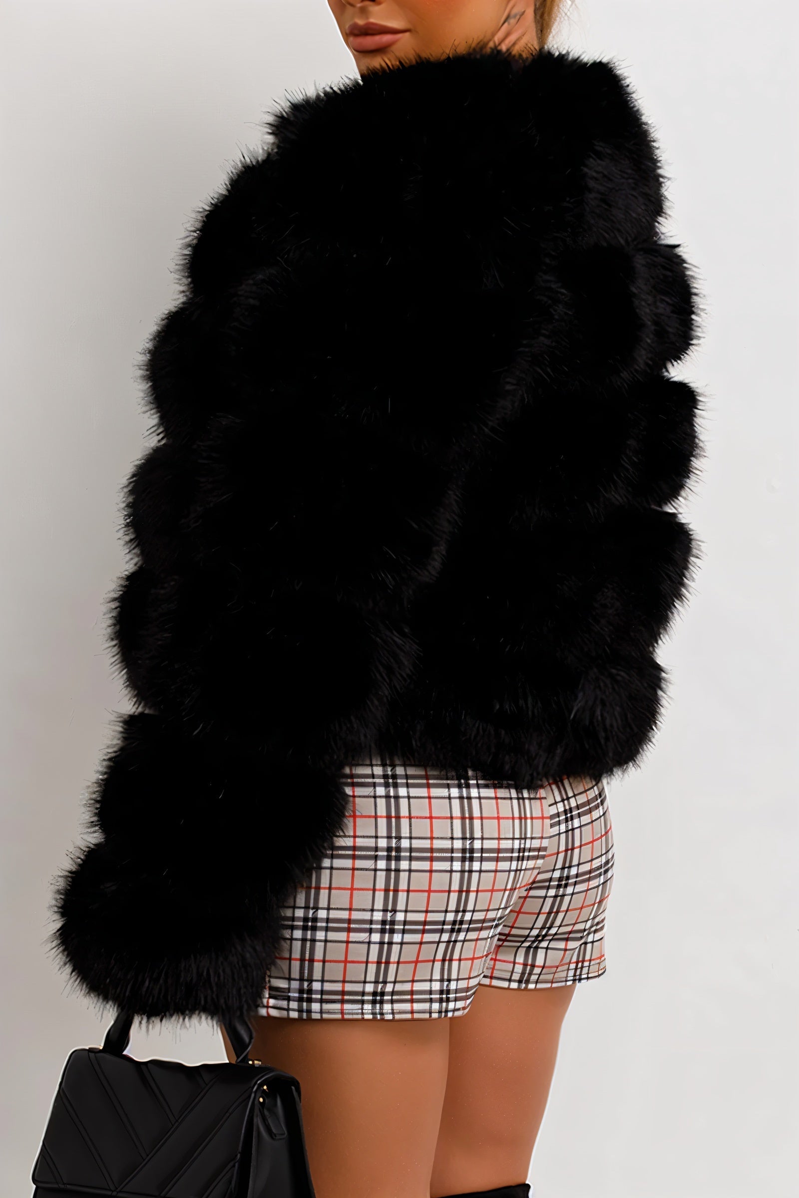 BEATRICE Kunstfell-Bubble-Jacke
