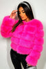 BEATRICE Kunstfell-Bubble-Jacke