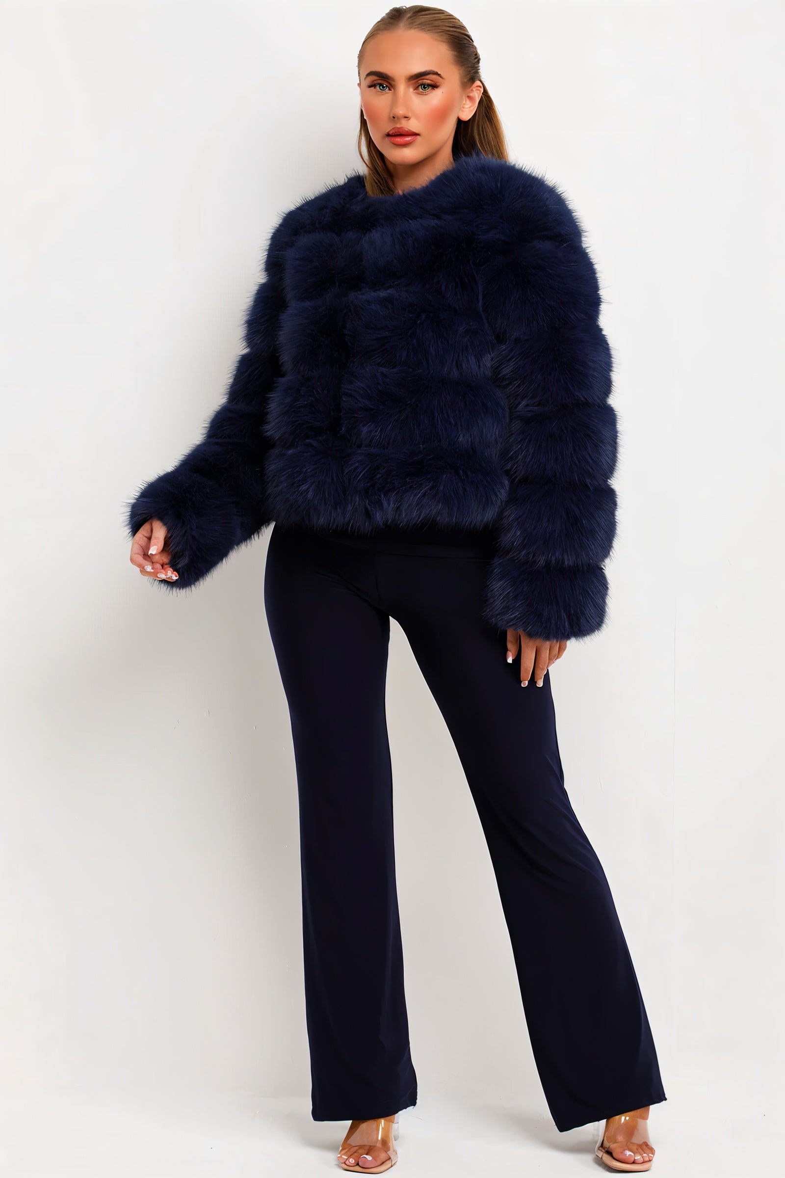 BEATRICE Kunstfell-Bubble-Jacke
