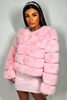 BEATRICE Kunstfell-Bubble-Jacke