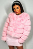 BEATRICE Kunstfell-Bubble-Jacke