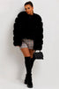 BEATRICE Kunstfell-Bubble-Jacke
