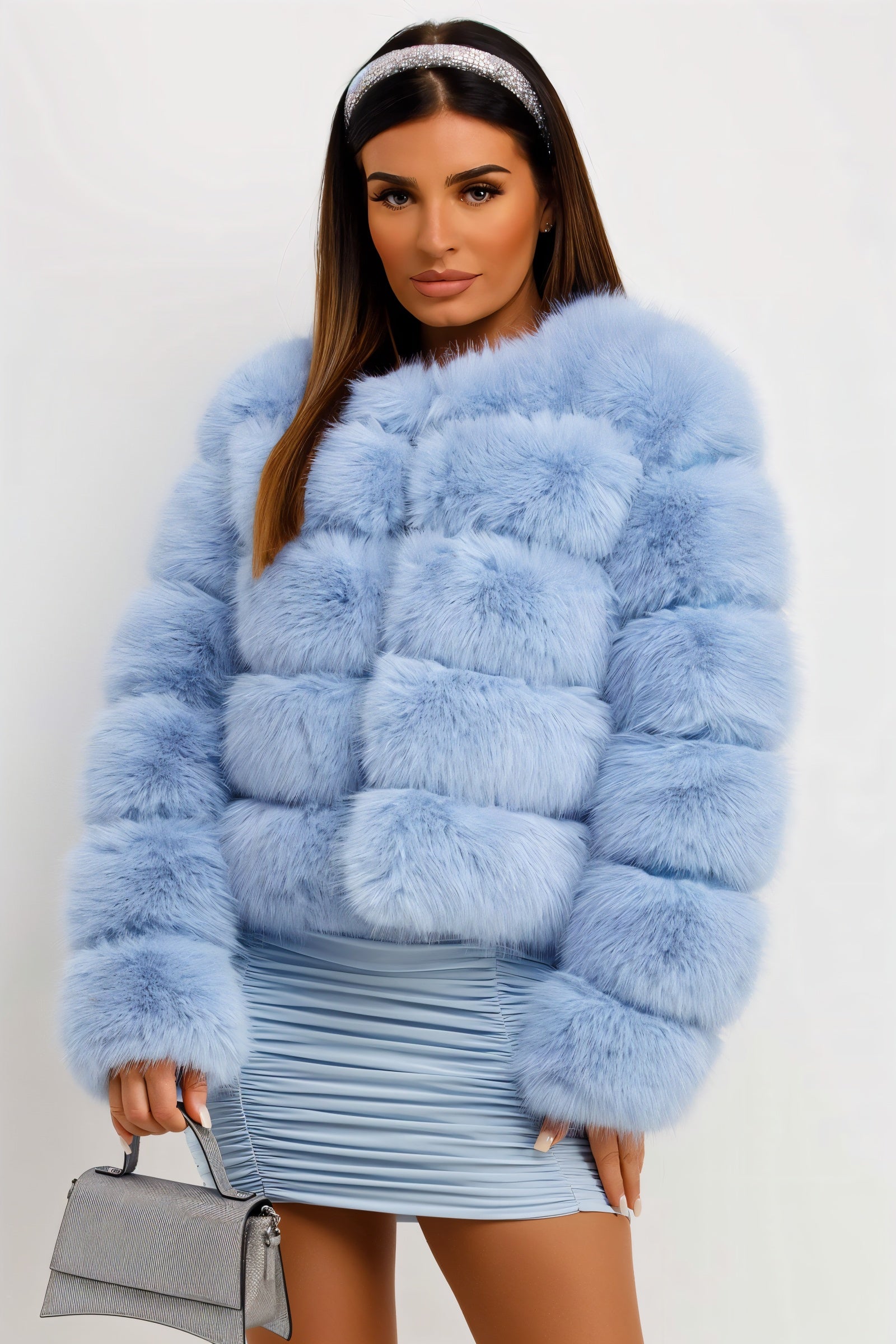 BEATRICE Kunstfell-Bubble-Jacke