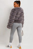 BEATRICE Kunstfell-Bubble-Jacke