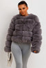 BEATRICE Kunstfell-Bubble-Jacke